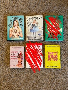 Lot of 5 Self-Help & Pop Culture Books